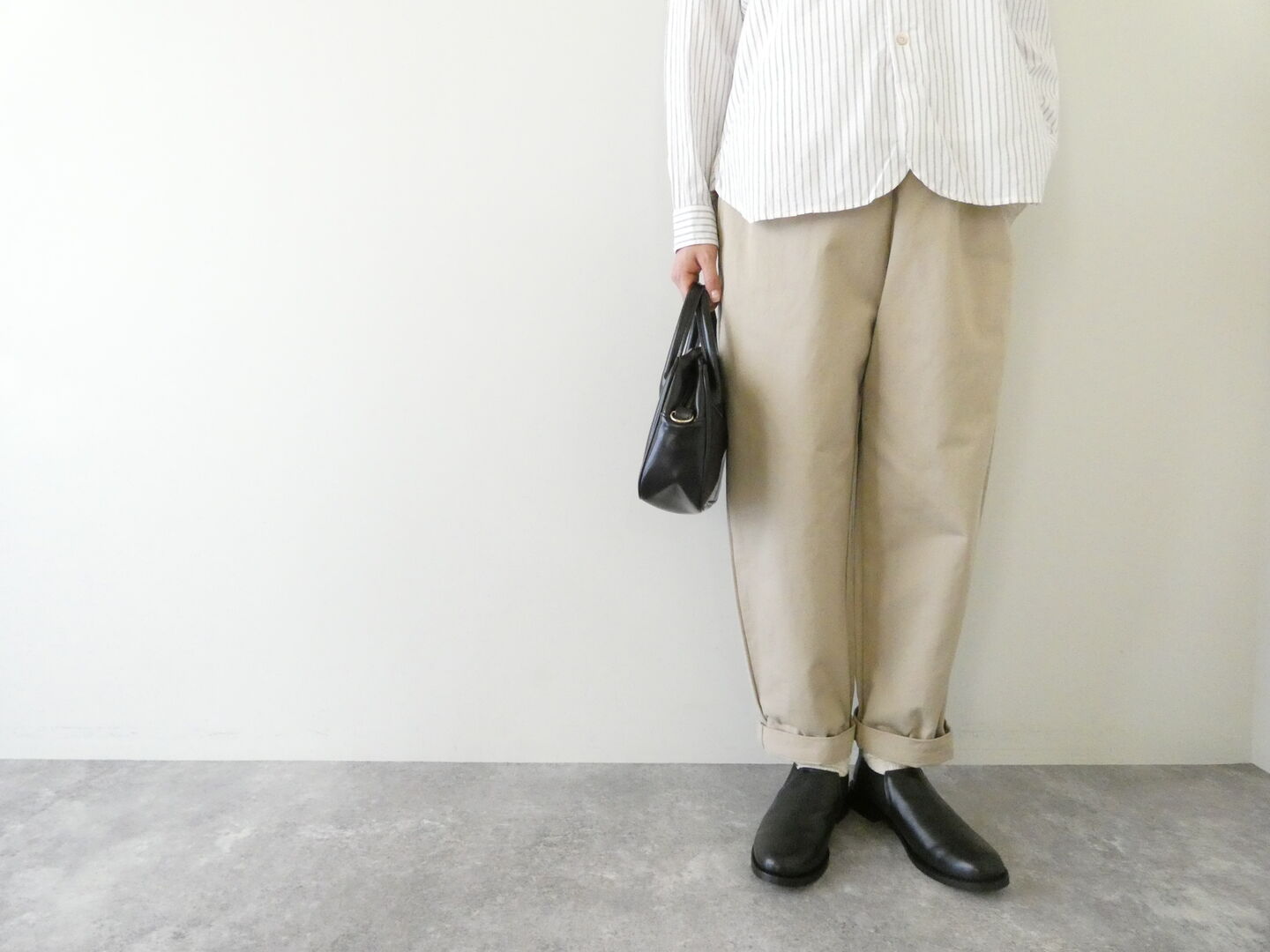 RINEN(リネン) 10/1綿ナイロンチノラクパンツの商品画像3