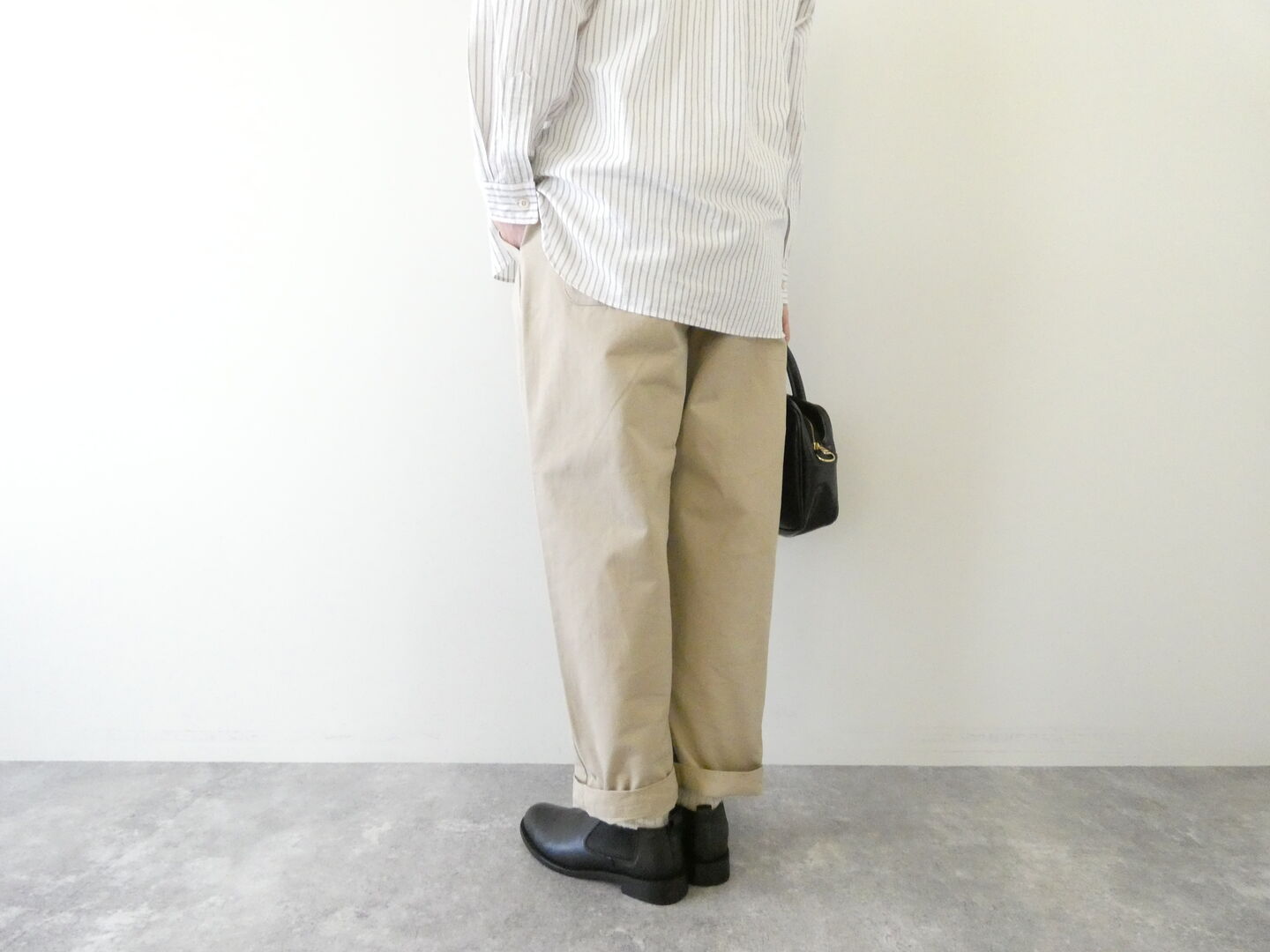 RINEN(リネン) 10/1綿ナイロンチノラクパンツの商品画像9