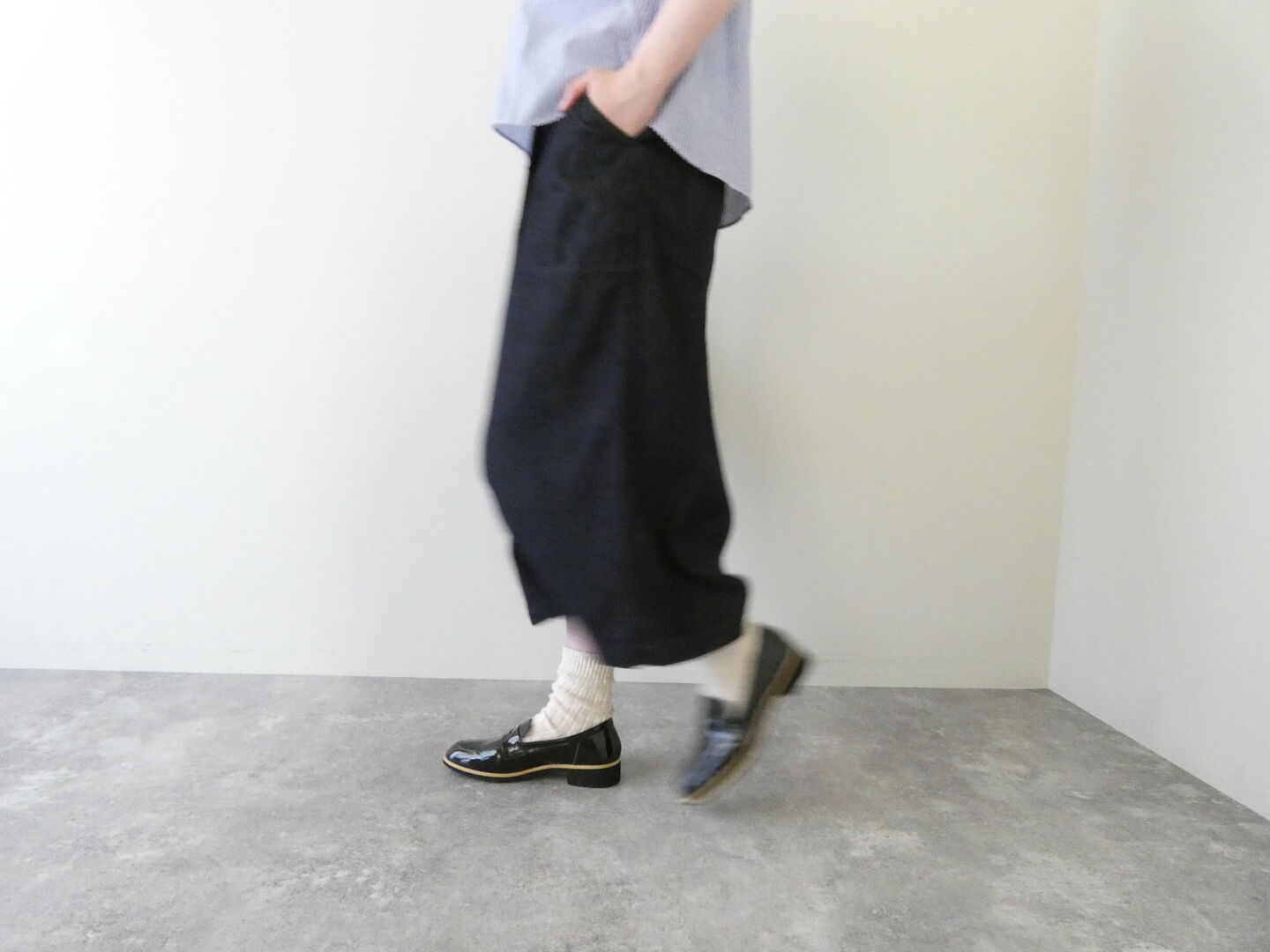Sarahwear(サラウェア) インディゴデニムペインタースカートの商品画像2