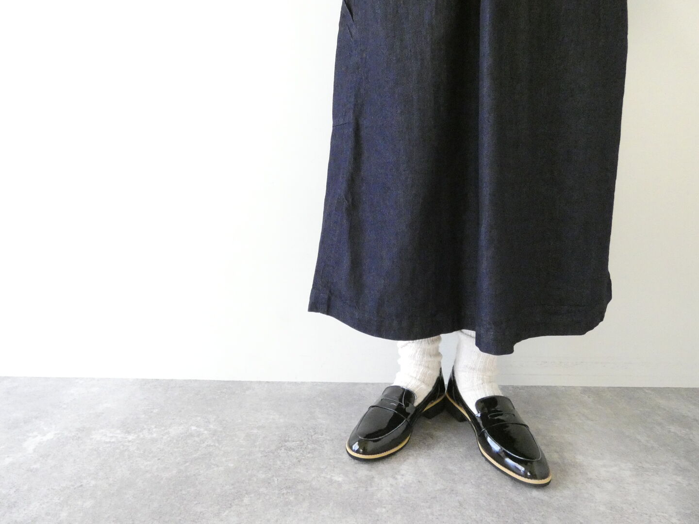 Sarahwear(サラウェア) インディゴデニムペインタースカートの商品画像6