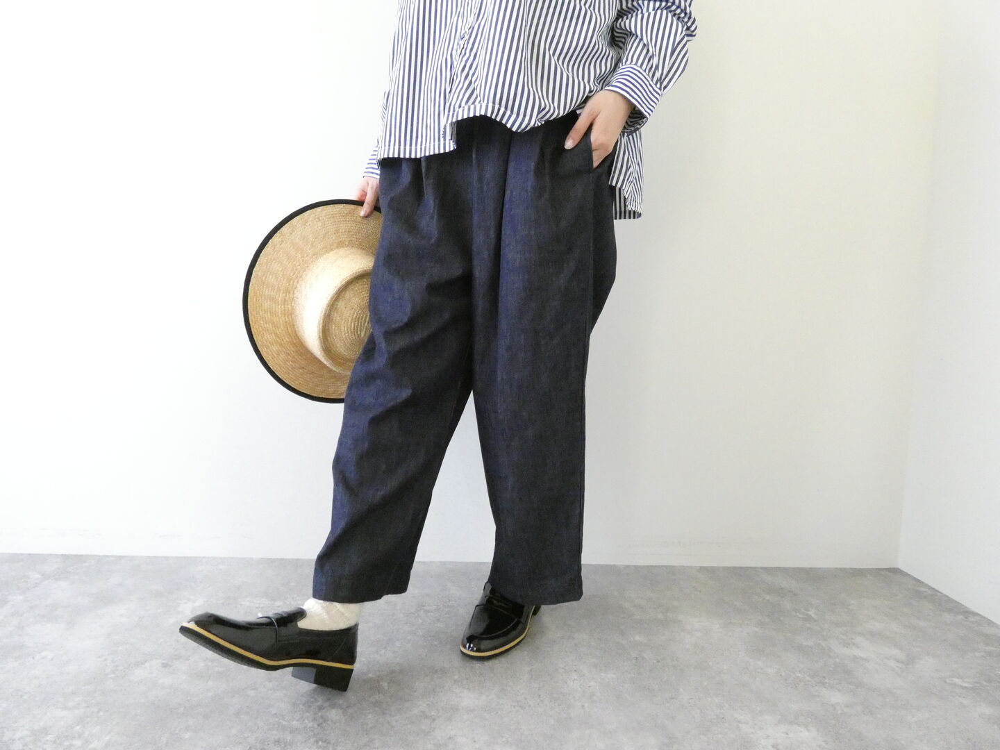 Sarahwear(サラウェア) 7ozデニムコージーパンツ Denim Cozy Pantsの商品画像2