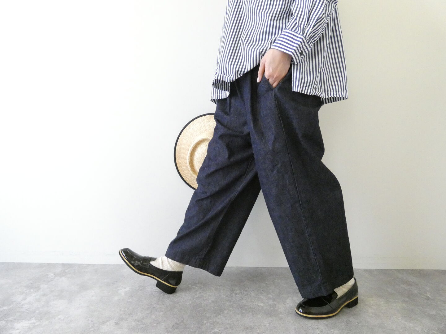 Sarahwear(サラウェア) 7ozデニムコージーパンツ Denim Cozy Pantsの商品画像5