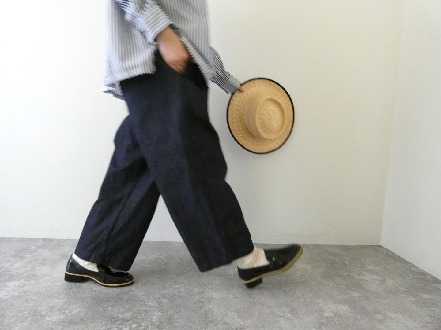 Sarahwear(サラウェア) 7ozデニムコージーパンツ Denim Cozy Pantsの商品画像9