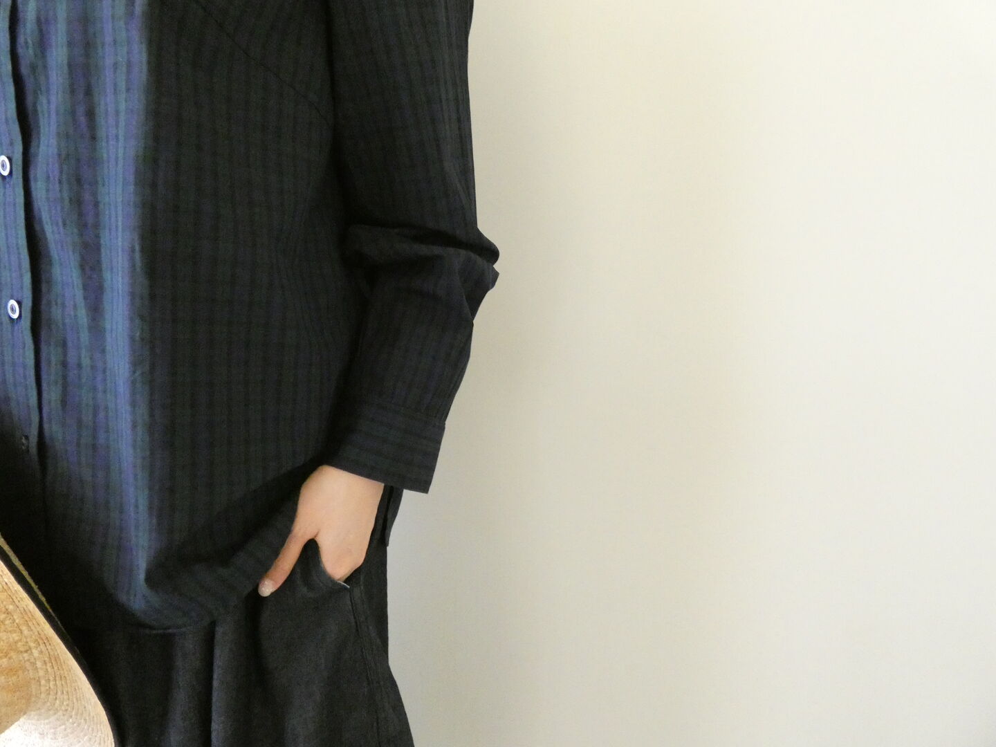 Sarahwear(サラウェア) ソフィア コットンポプリン カラーシャツ　Sophia Cotton Poplin Collar Shirtの商品画像17