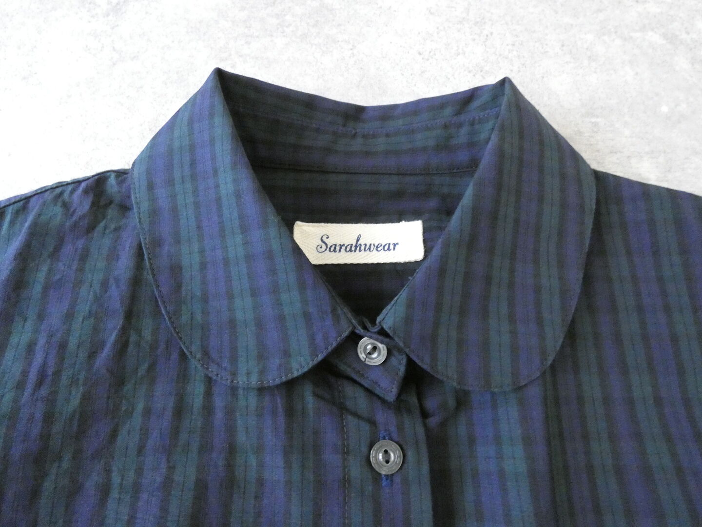 Sarahwear(サラウェア) ソフィア コットンポプリン カラーシャツ　Sophia Cotton Poplin Collar Shirtの商品画像18
