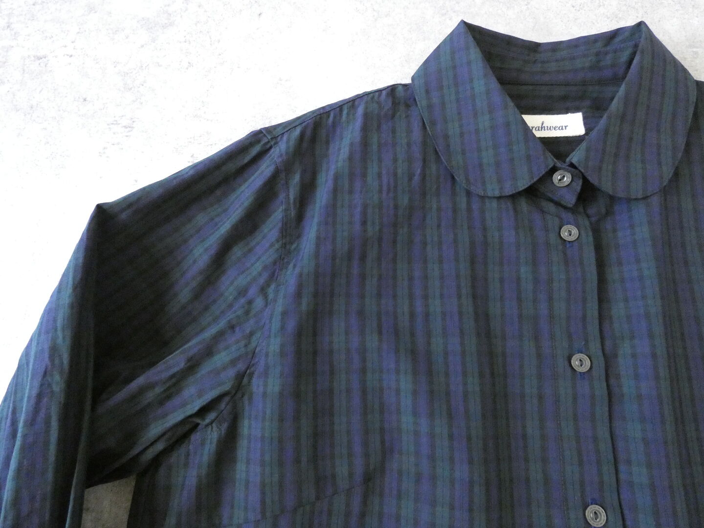 Sarahwear(サラウェア) ソフィア コットンポプリン カラーシャツ　Sophia Cotton Poplin Collar Shirtの商品画像19
