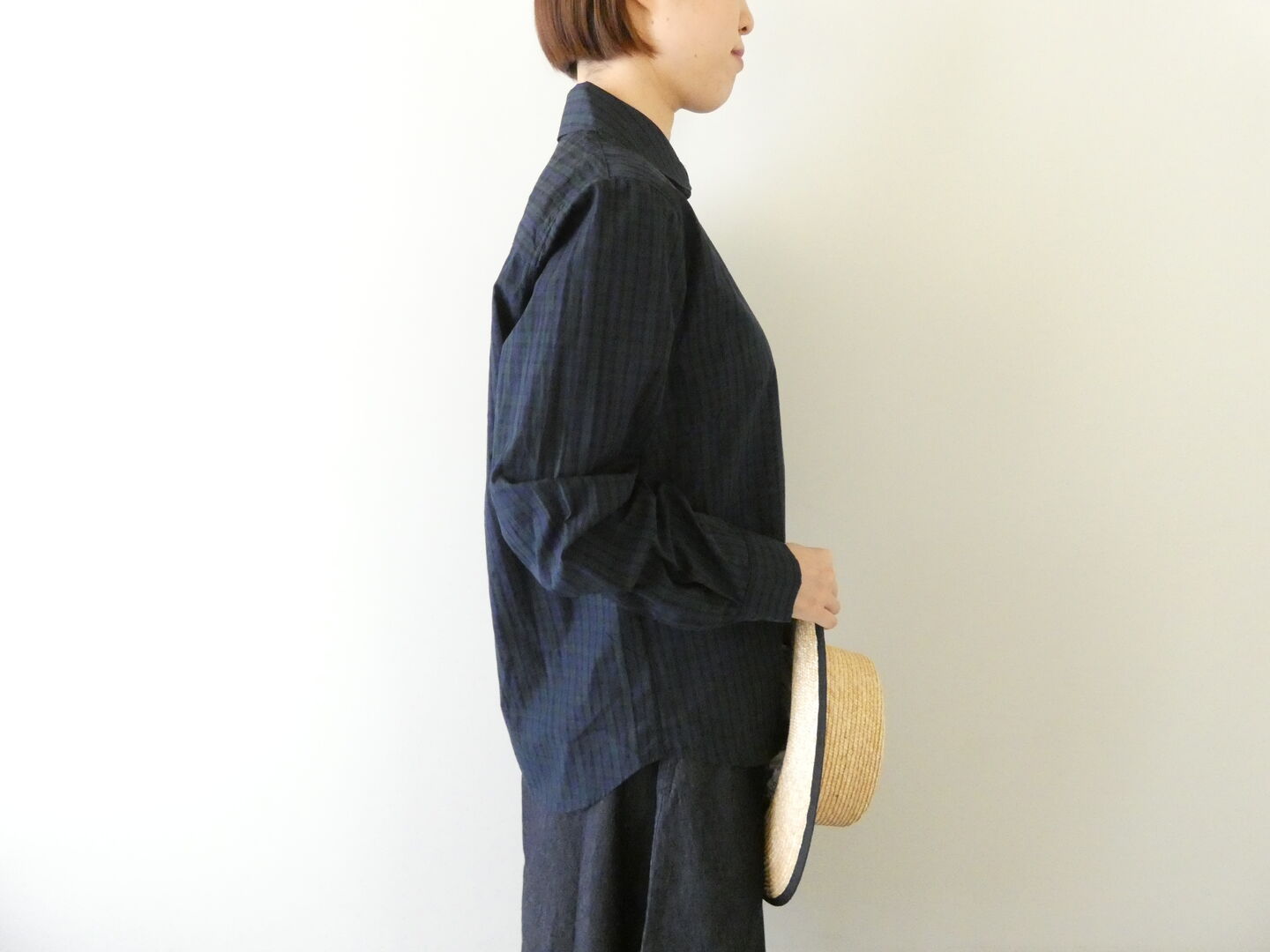 Sarahwear(サラウェア) ソフィア コットンポプリン カラーシャツ　Sophia Cotton Poplin Collar Shirtの商品画像5