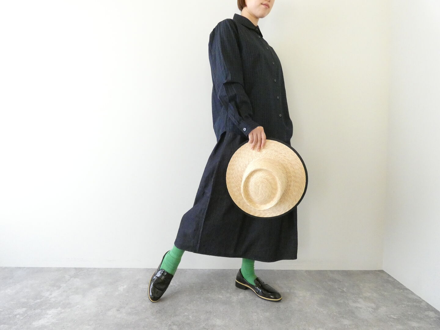 Sarahwear(サラウェア) ソフィア コットンポプリン カラーシャツ　Sophia Cotton Poplin Collar Shirtの商品画像8