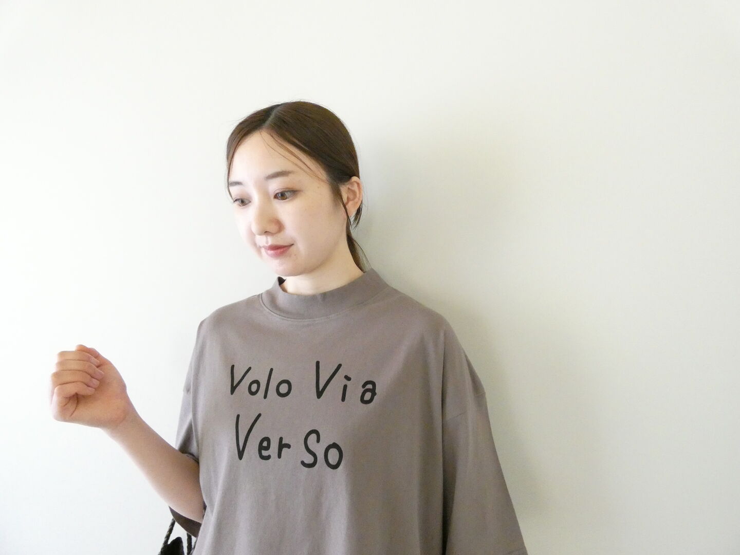 setten(セッテン) 天竺ボックスプリントTシャツ Volo Via Ver Soの商品画像2