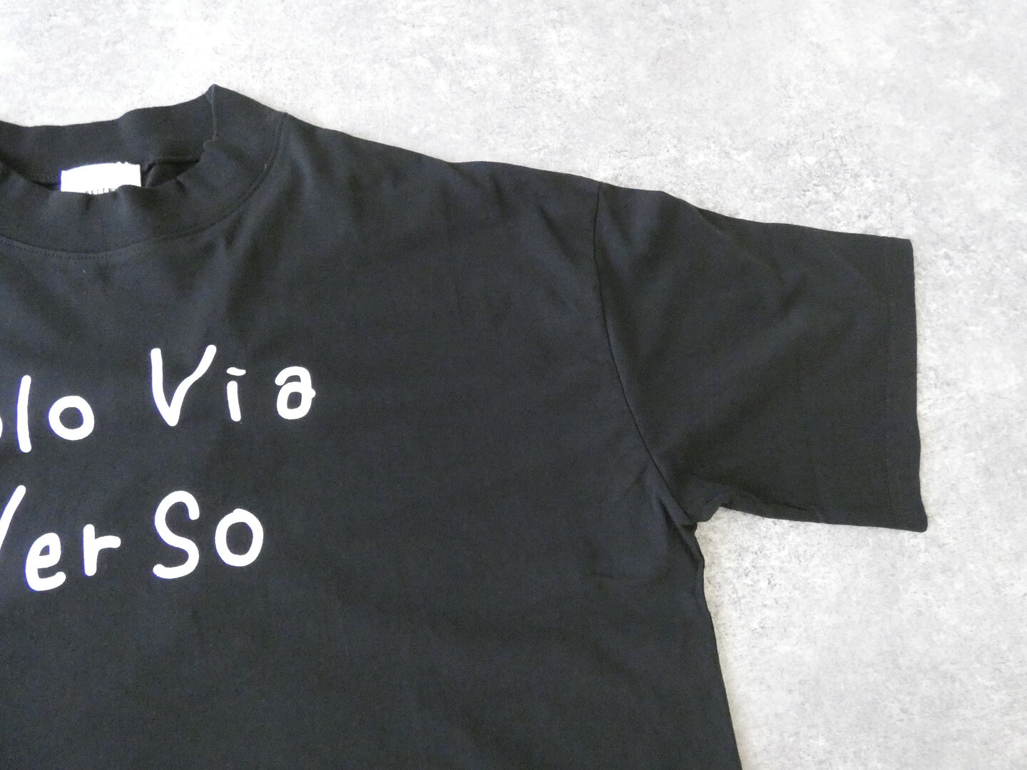 setten(セッテン) 天竺ボックスプリントTシャツ Volo Via Ver Soの商品画像32