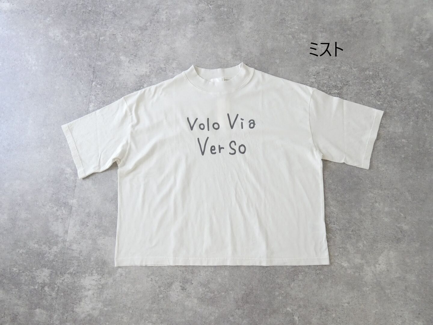 setten(セッテン) 天竺ボックスプリントTシャツ Volo Via Ver Soの商品画像42