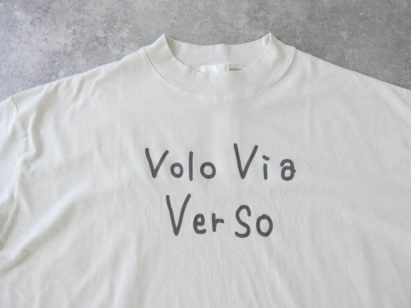 setten(セッテン) 天竺ボックスプリントTシャツ Volo Via Ver Soの商品画像44