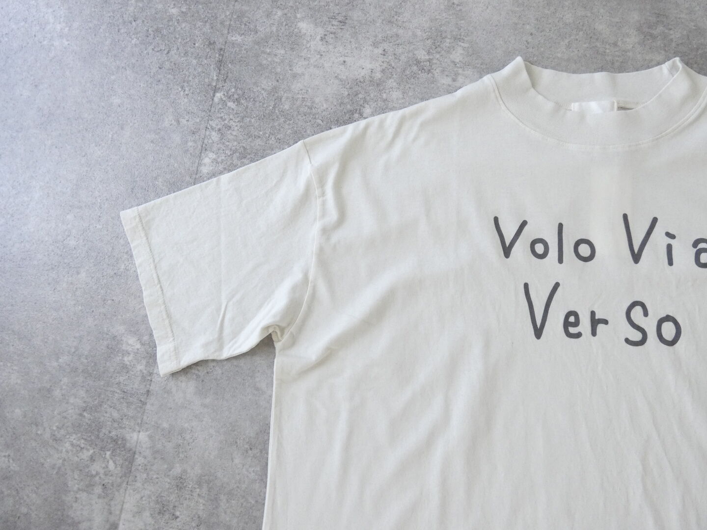 setten(セッテン) 天竺ボックスプリントTシャツ Volo Via Ver Soの商品画像45