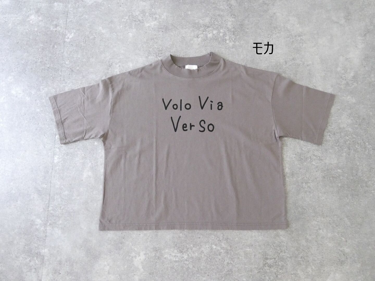 setten(セッテン) 天竺ボックスプリントTシャツ Volo Via Ver Soの商品画像56