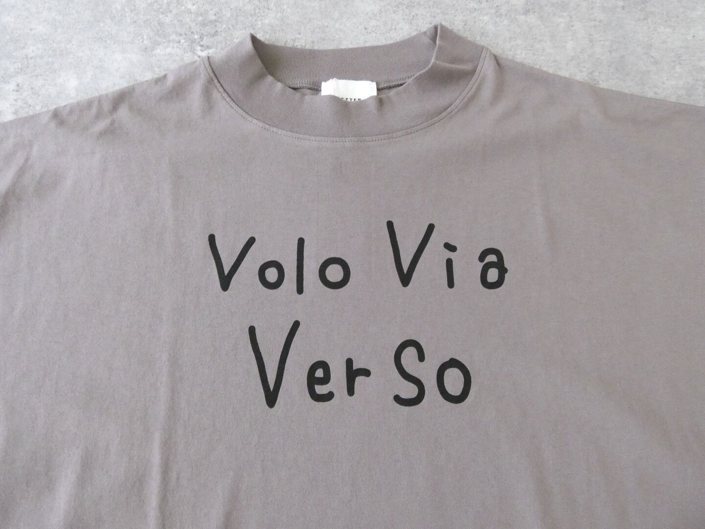 setten(セッテン) 天竺ボックスプリントTシャツ Volo Via Ver Soの商品画像58