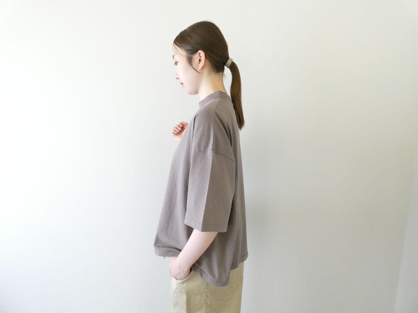 setten(セッテン) 天竺ボックスプリントTシャツ Volo Via Ver Soの商品画像7