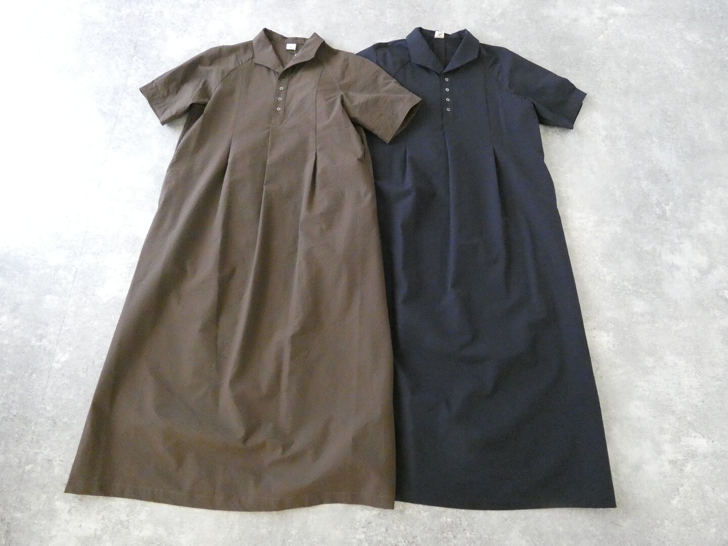 FIL DE FER(フィルデフェール) シアサッカーストライプスキッパーワンピースの商品画像3