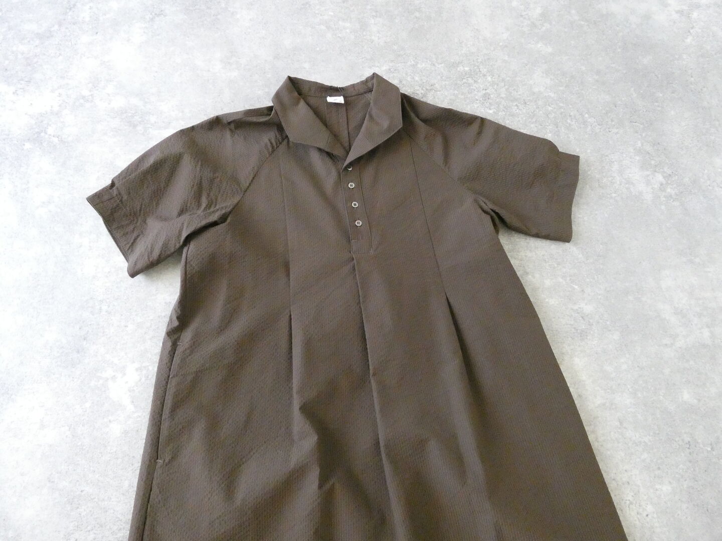 FIL DE FER(フィルデフェール) シアサッカーストライプスキッパーワンピースの商品画像30