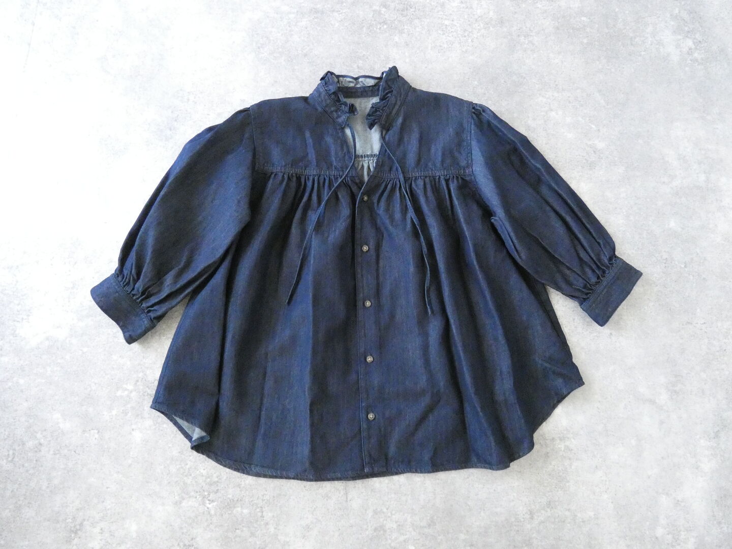 MACPHEE(マカフィー) DENIMフリルブラウスの商品画像2