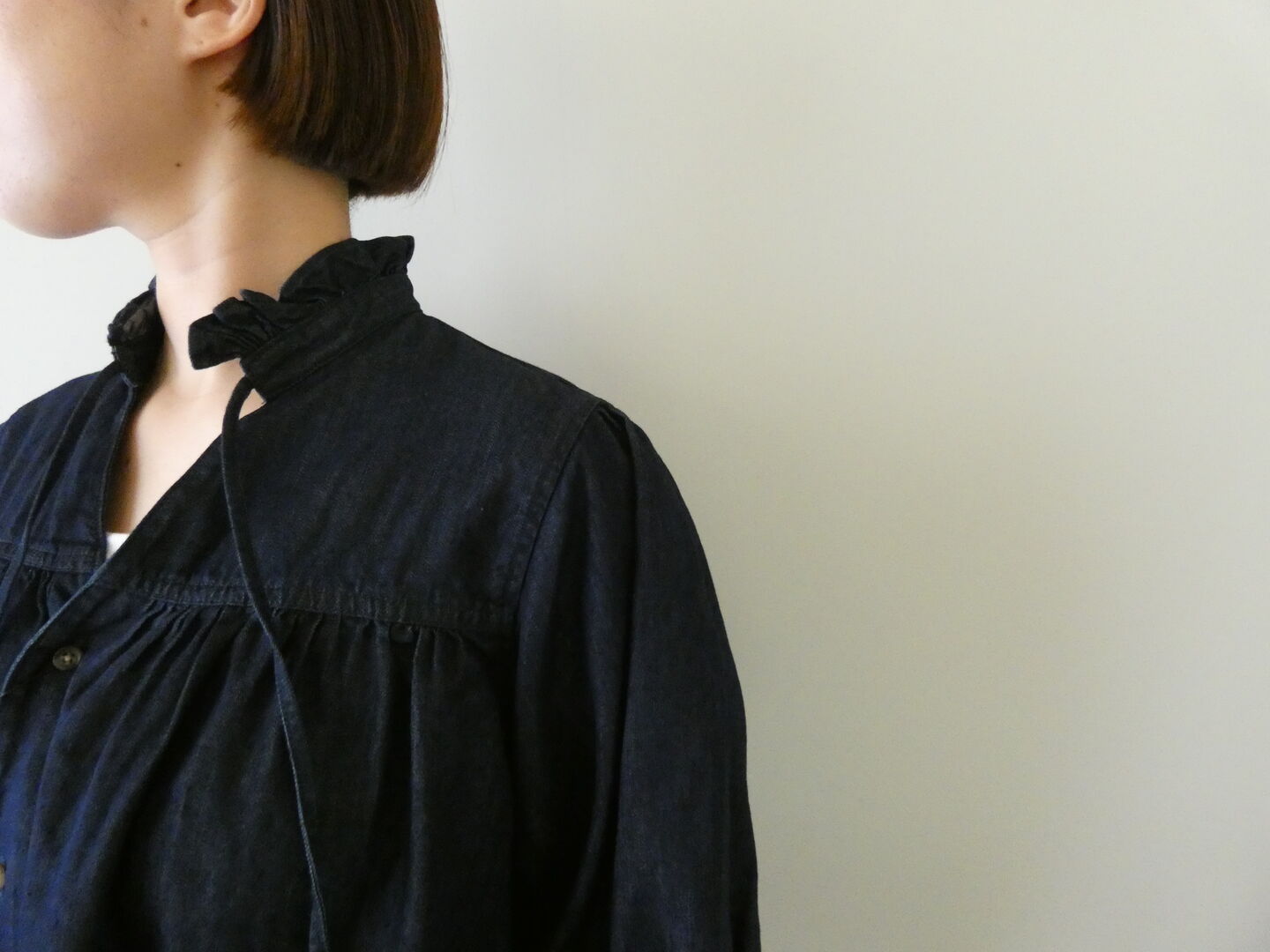MACPHEE(マカフィー) DENIMフリルブラウスの商品画像3