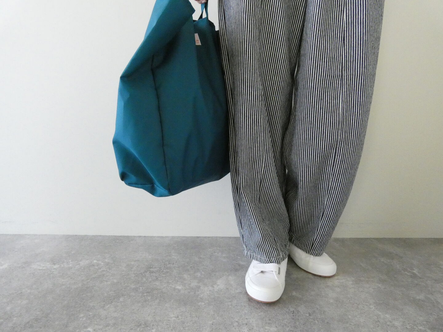 D.M.G.(ディーエムジー) 10s先染めヒッコリーアーモンドパンツの商品画像5