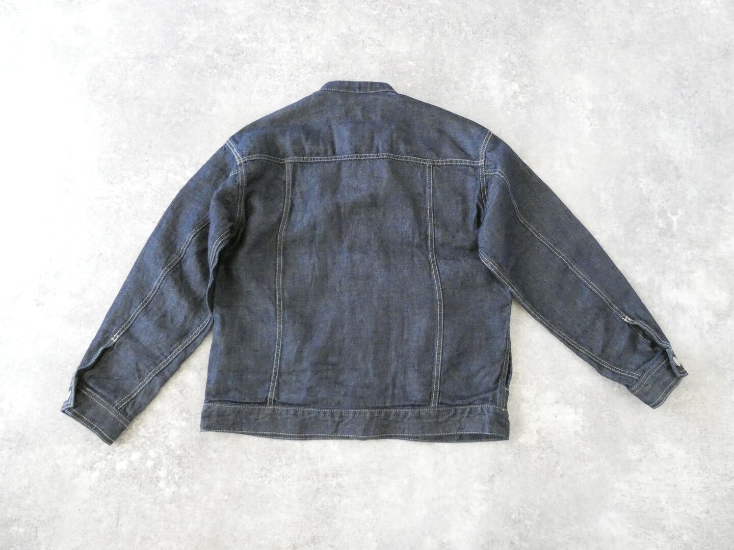 Hands of creation(ハンズオブクリエイション) 11ozリネンデニムバンドカラーGジャンの商品画像13