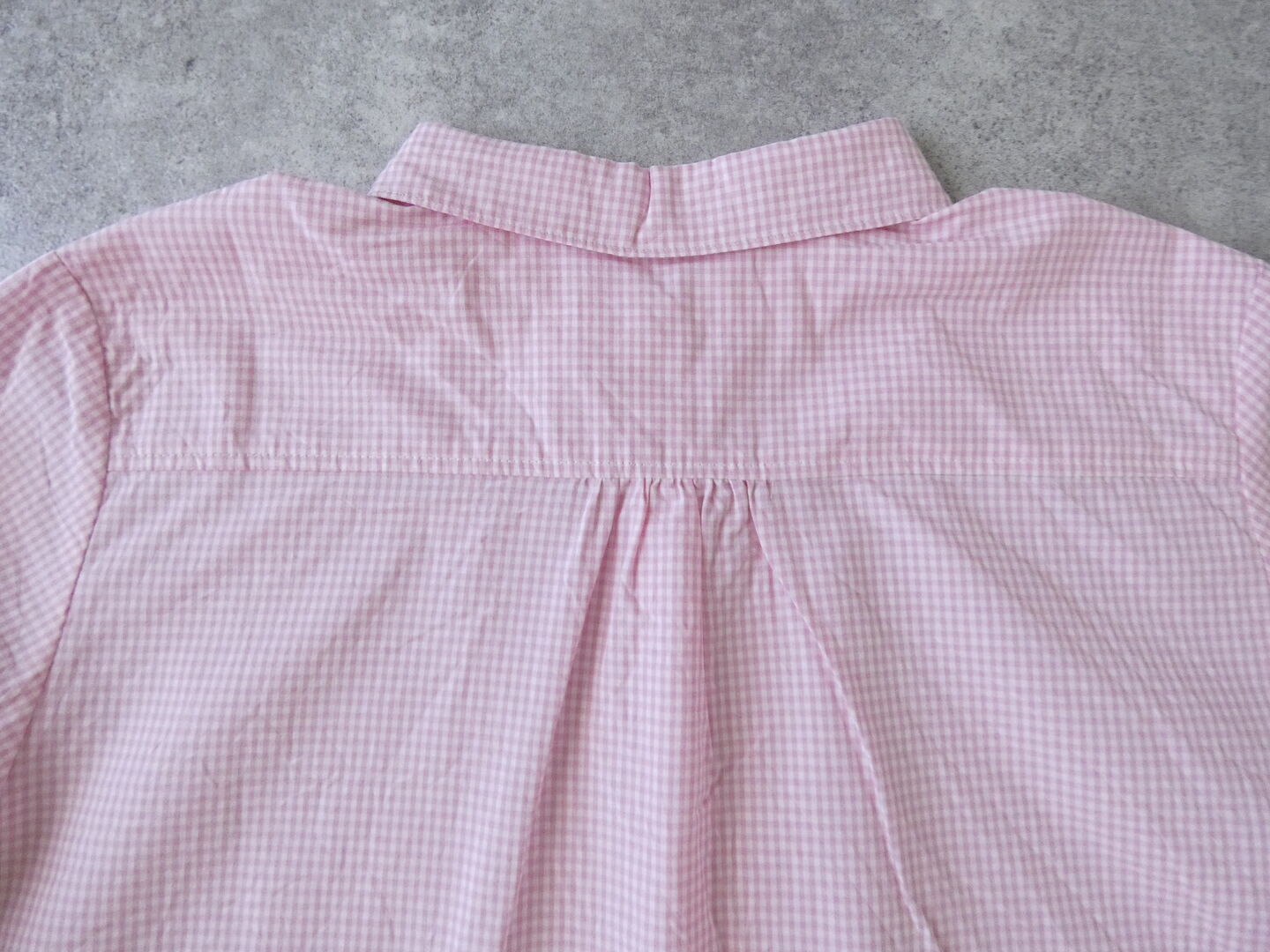 ina(イナ) 先染め50sブロードギンガムチビ衿ブラウスの商品画像35