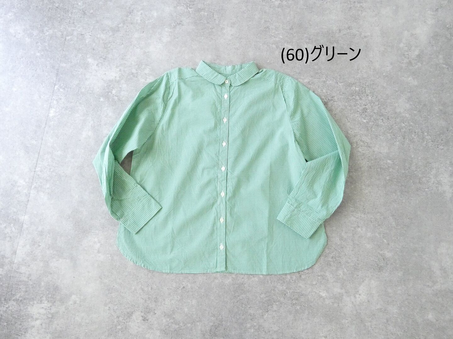 ina(イナ) 先染め50sブロードギンガムチビ衿ブラウスの商品画像42