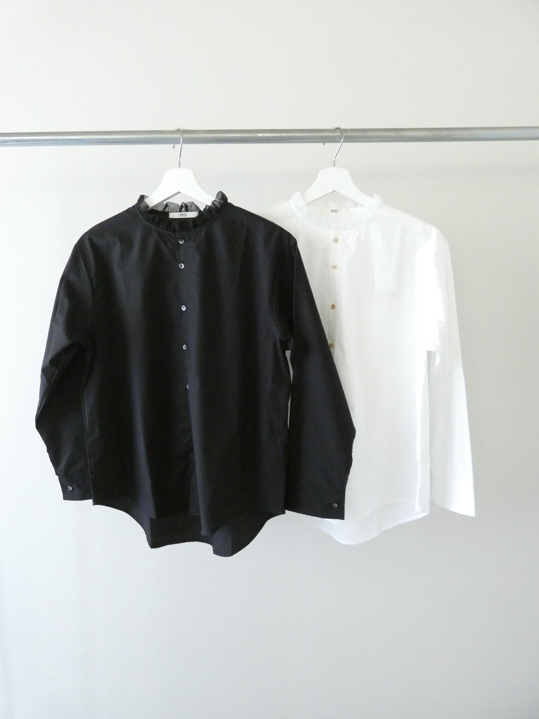 NARU ブロード　フリルネックシャツの商品画像10