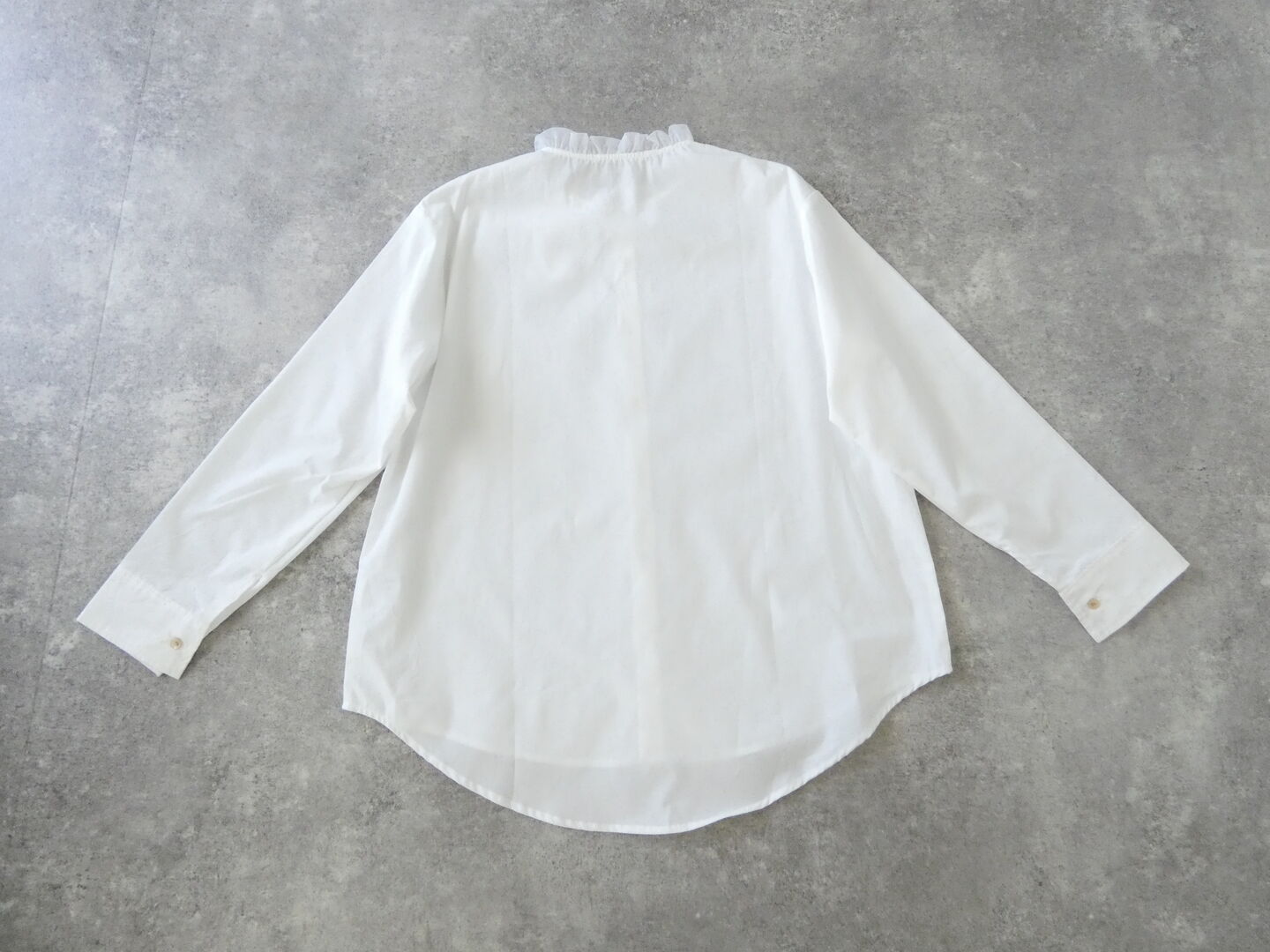 NARU ブロード　フリルネックシャツの商品画像13