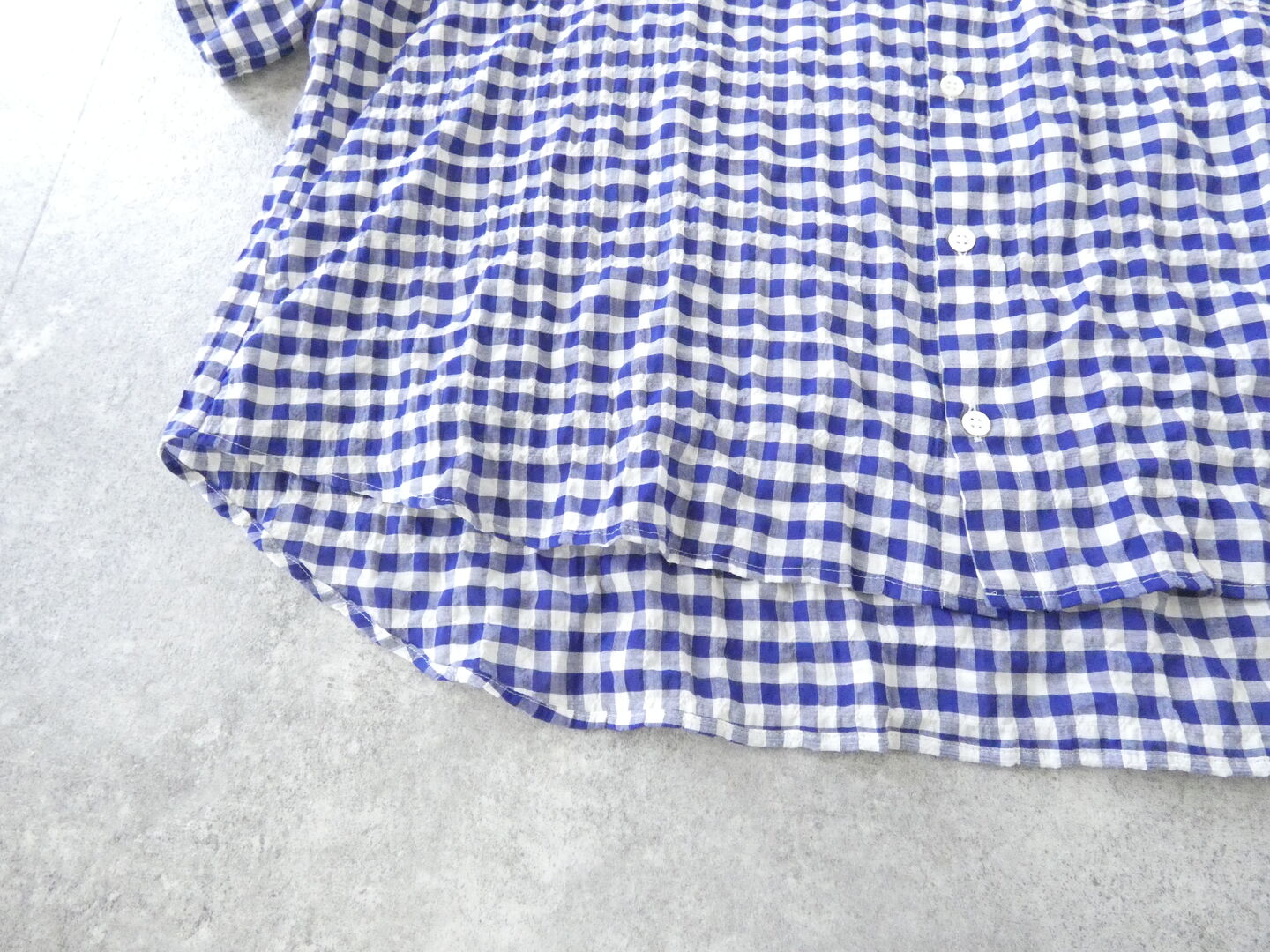 LinenYa(リネンヤ) バンドカラー半袖シャツの商品画像25
