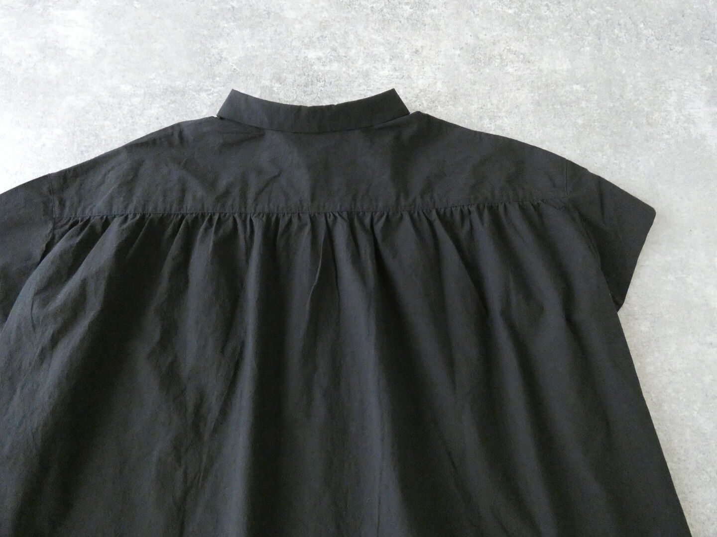 LinenYa(リネンヤ) 80タイプライタートリプルウォッシュ丸襟ブラウスの商品画像26