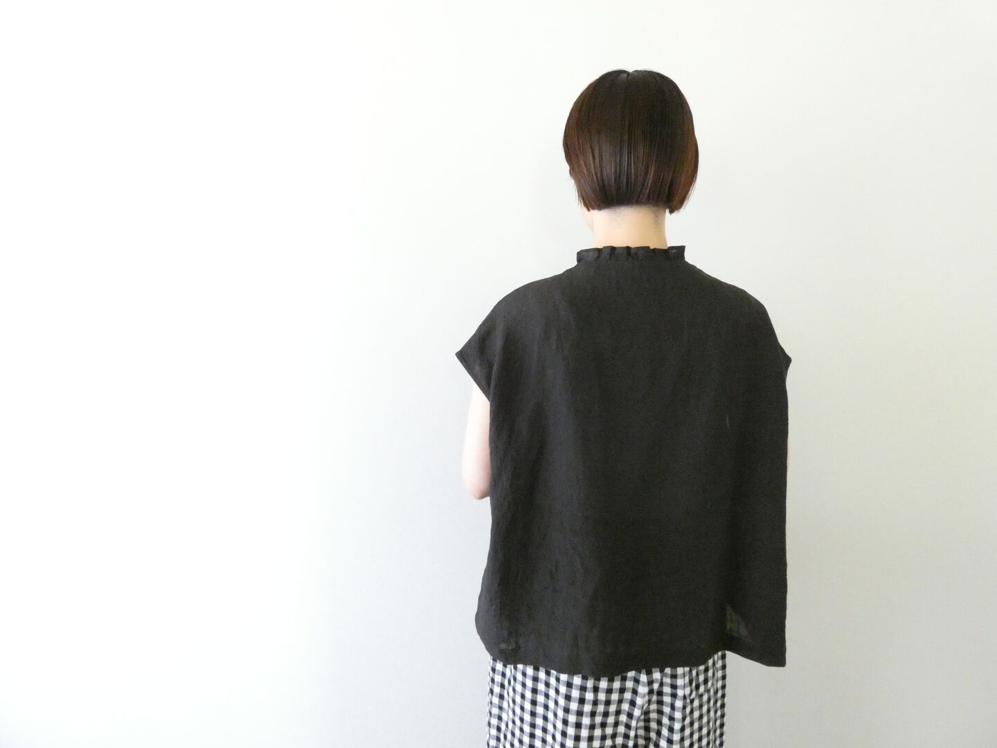LinenYa(リネンヤ) リネンフリルブラウスの商品画像9