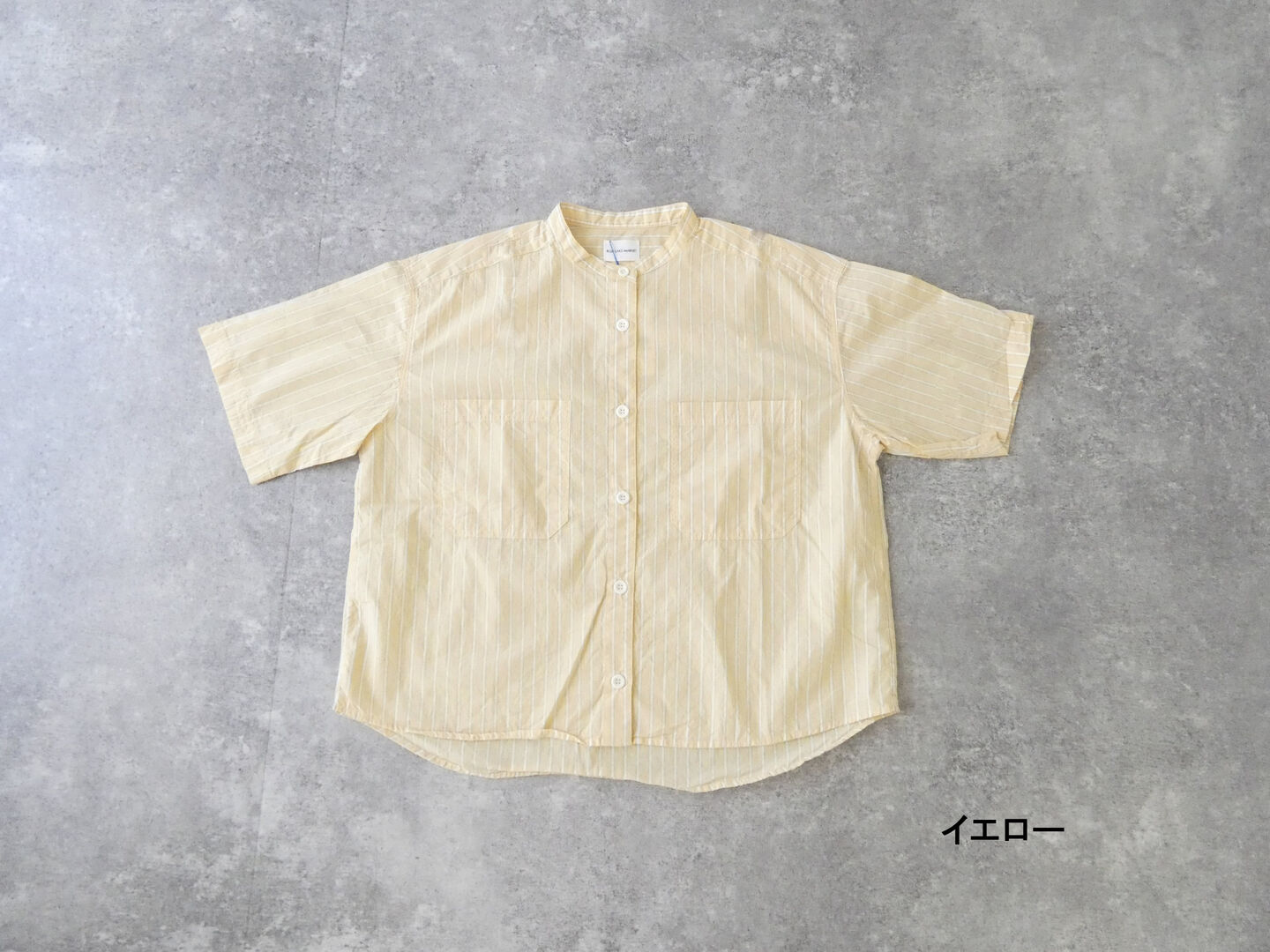 BLUE LAKE MARKET(ブルーレイクマーケット) 先染めタイプライターWポケットストライプシャツの商品画像28