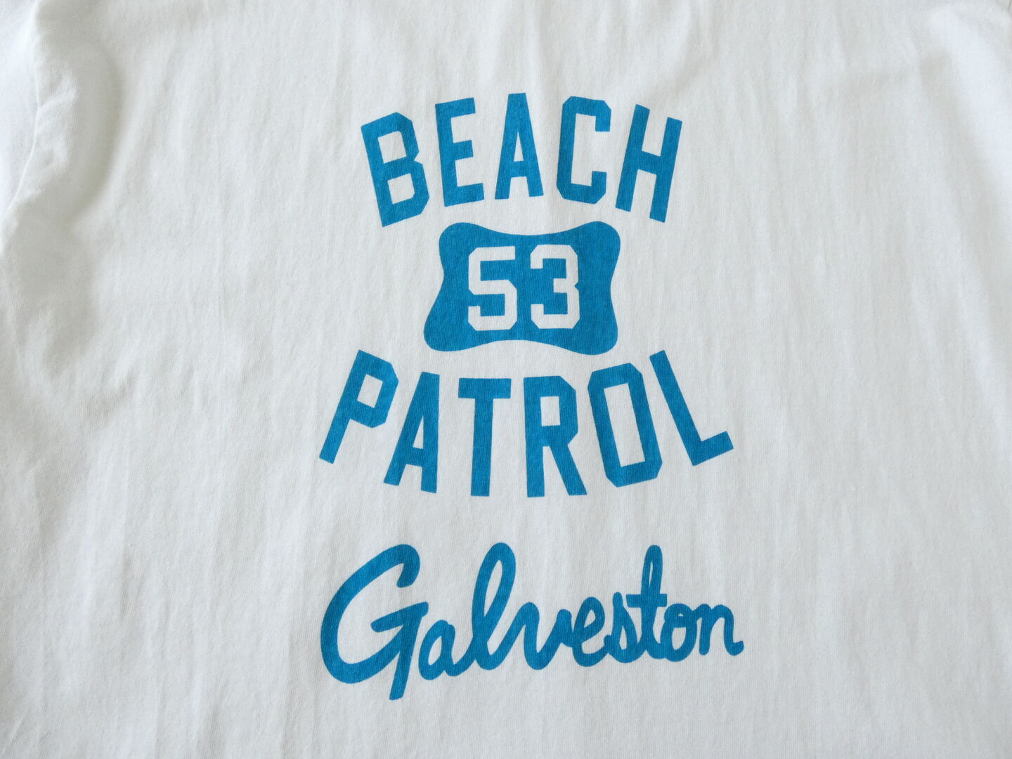 BLUE LAKE MARKET(ブルーレイクマーケット) アメリカンドライ天竺ベーシックプリントTee 「BEACH PATROL」の商品画像17