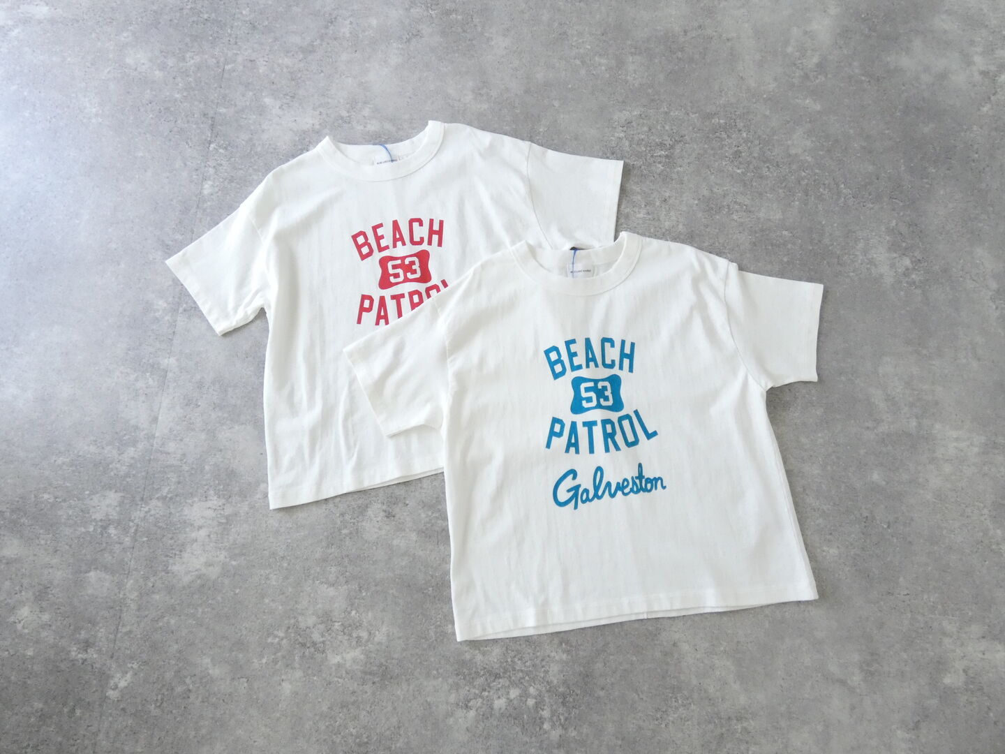 BLUE LAKE MARKET(ブルーレイクマーケット) アメリカンドライ天竺ベーシックプリントTee 「BEACH PATROL」の商品画像2