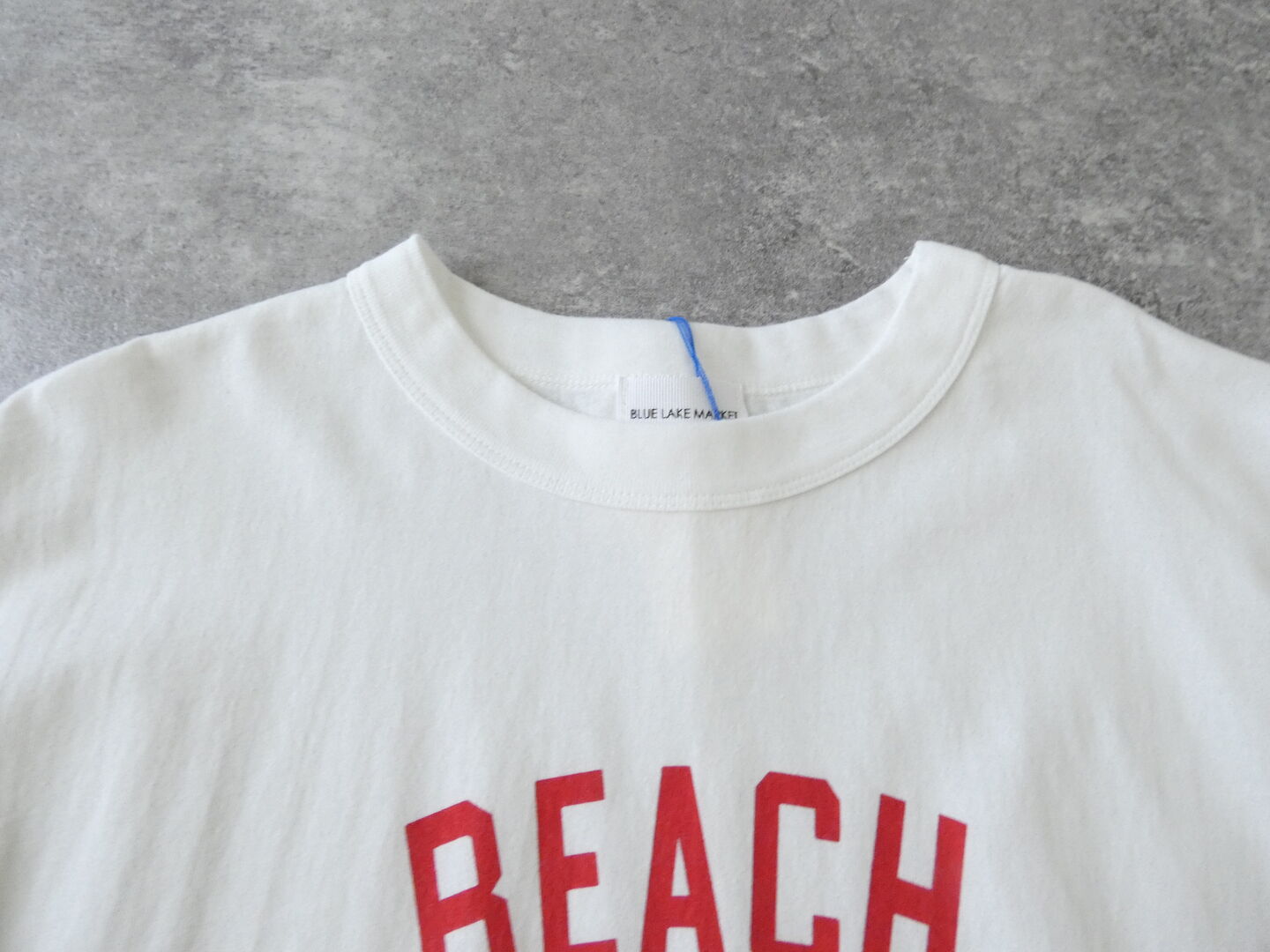 BLUE LAKE MARKET(ブルーレイクマーケット) アメリカンドライ天竺ベーシックプリントTee 「BEACH PATROL」の商品画像30