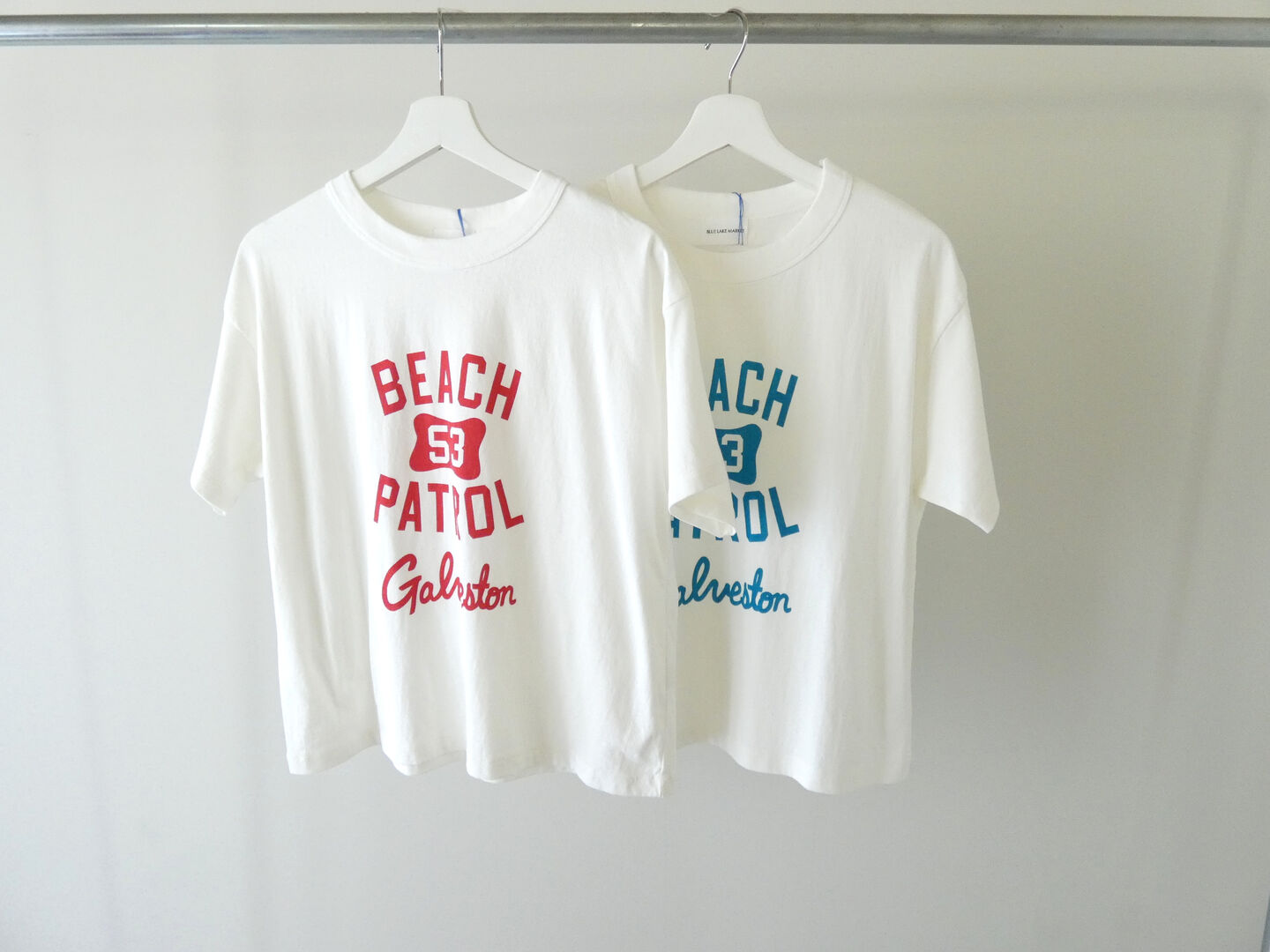 BLUE LAKE MARKET(ブルーレイクマーケット) アメリカンドライ天竺ベーシックプリントTee 「BEACH PATROL」の商品画像8