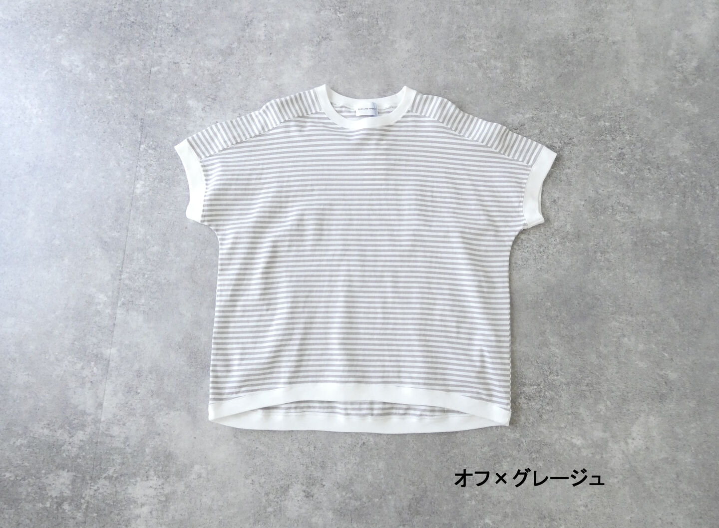 BLUE LAKE MARKET(ブルーレイクマーケット) アメリカンドライ天竺ヨークボーダーTの商品画像42