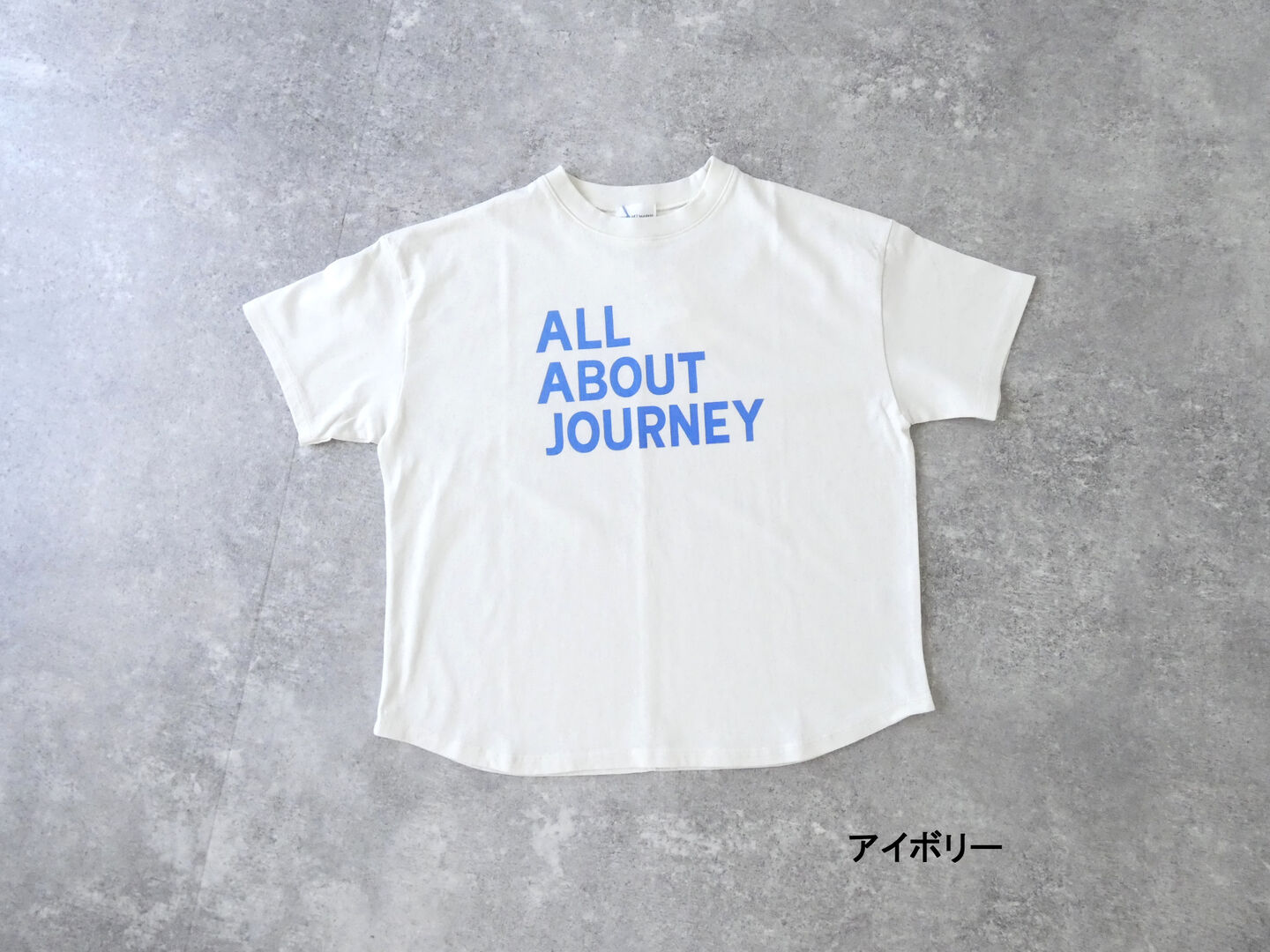 BLUE LAKE MARKET(ブルーレイクマーケット) アメリカンドライ天竺ヘムラウンドプリントT ALL ABOUT JOURNEYの商品画像11