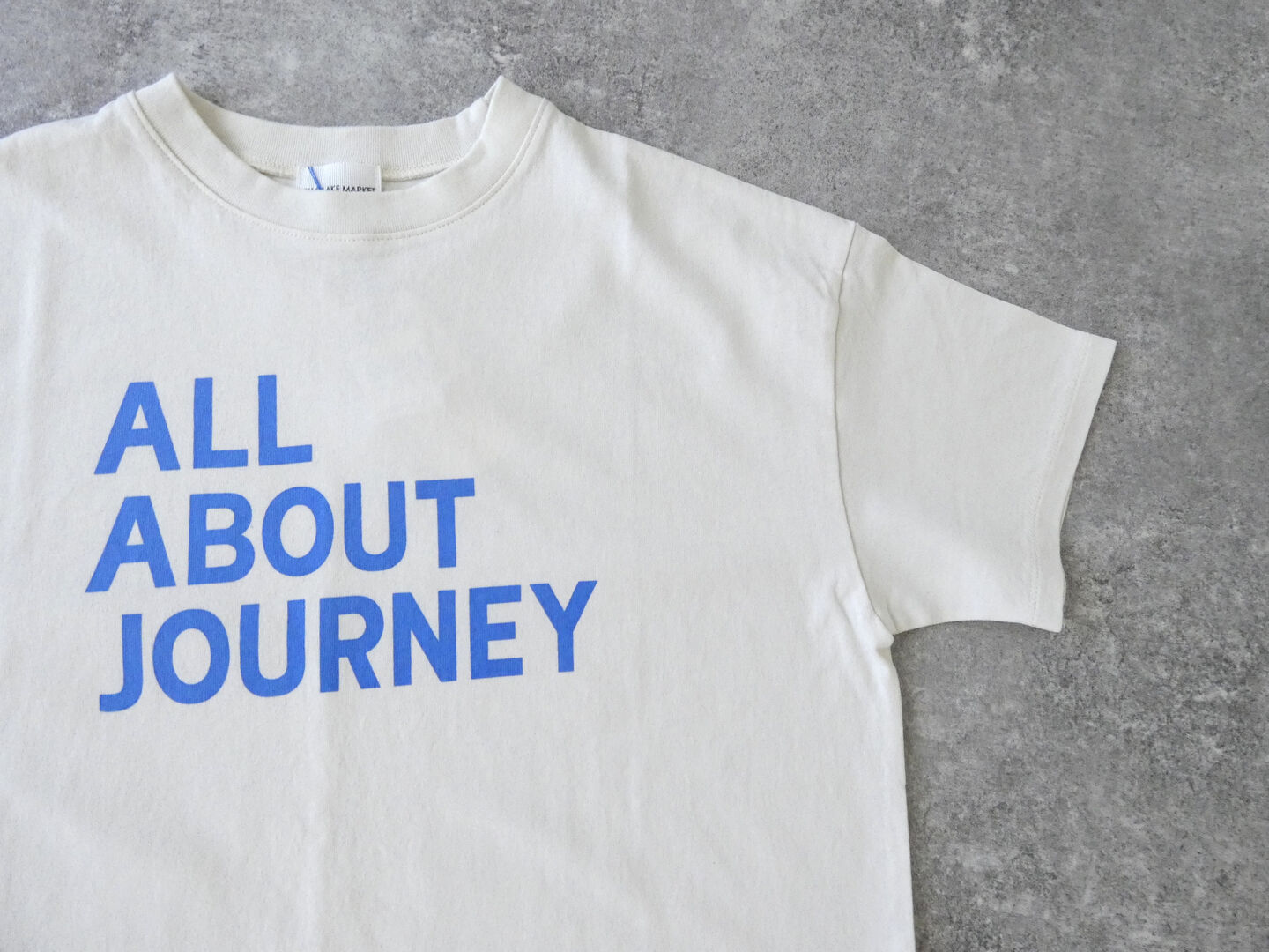 BLUE LAKE MARKET(ブルーレイクマーケット) アメリカンドライ天竺ヘムラウンドプリントT ALL ABOUT JOURNEYの商品画像18