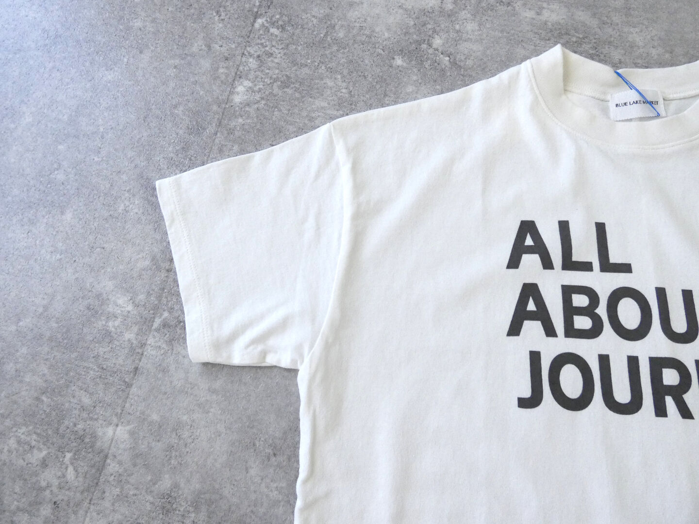 BLUE LAKE MARKET(ブルーレイクマーケット) アメリカンドライ天竺ヘムラウンドプリントT ALL ABOUT JOURNEYの商品画像32