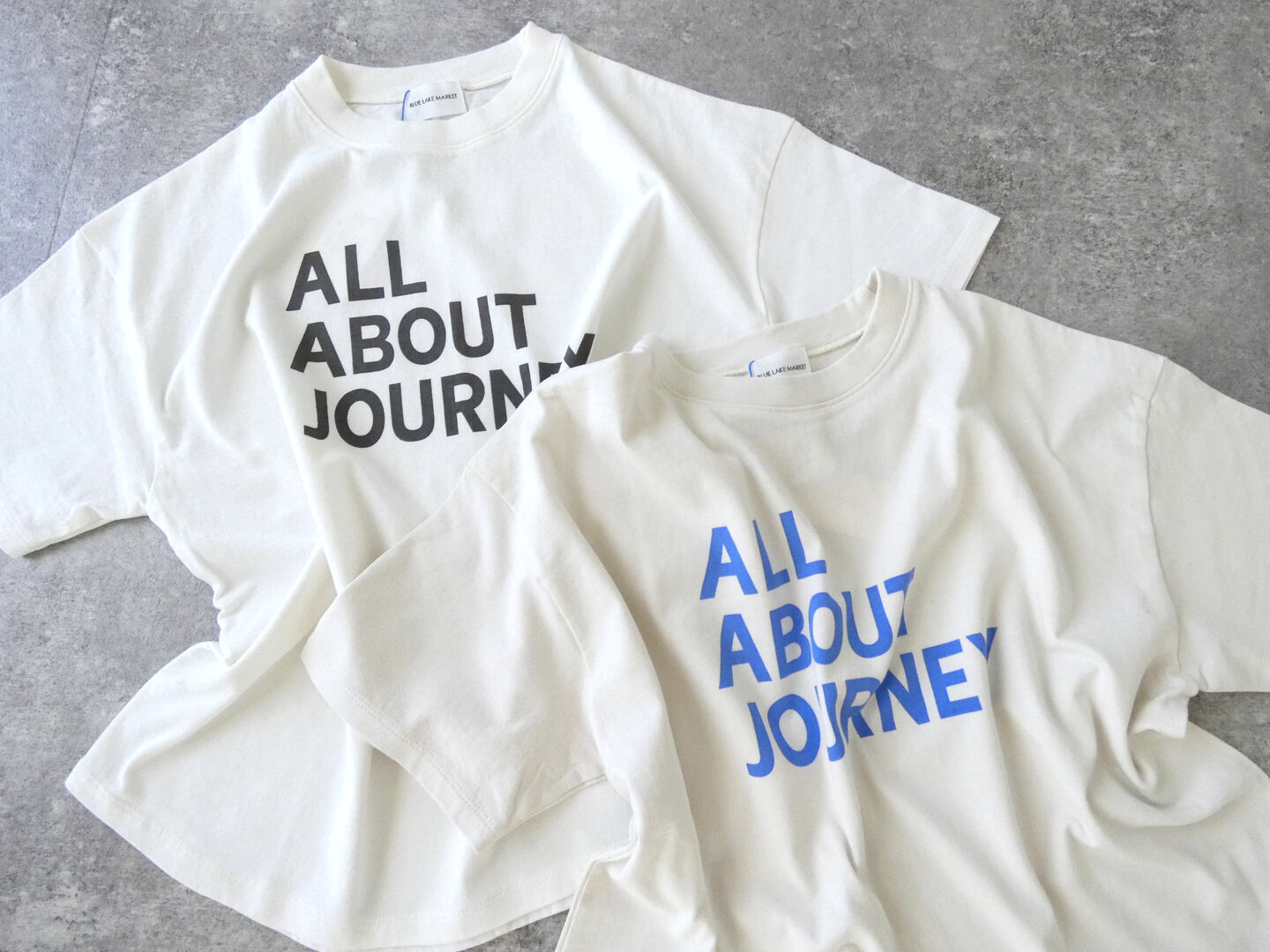 BLUE LAKE MARKET(ブルーレイクマーケット) アメリカンドライ天竺ヘムラウンドプリントT ALL ABOUT JOURNEYの商品画像8