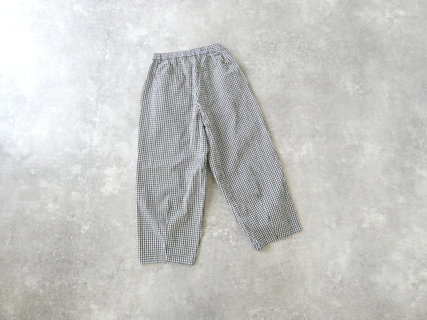 BLUE LAKE MARKET(ブルーレイクマーケット) オーガニックチェックヘムダーツチェックパンツの商品画像10