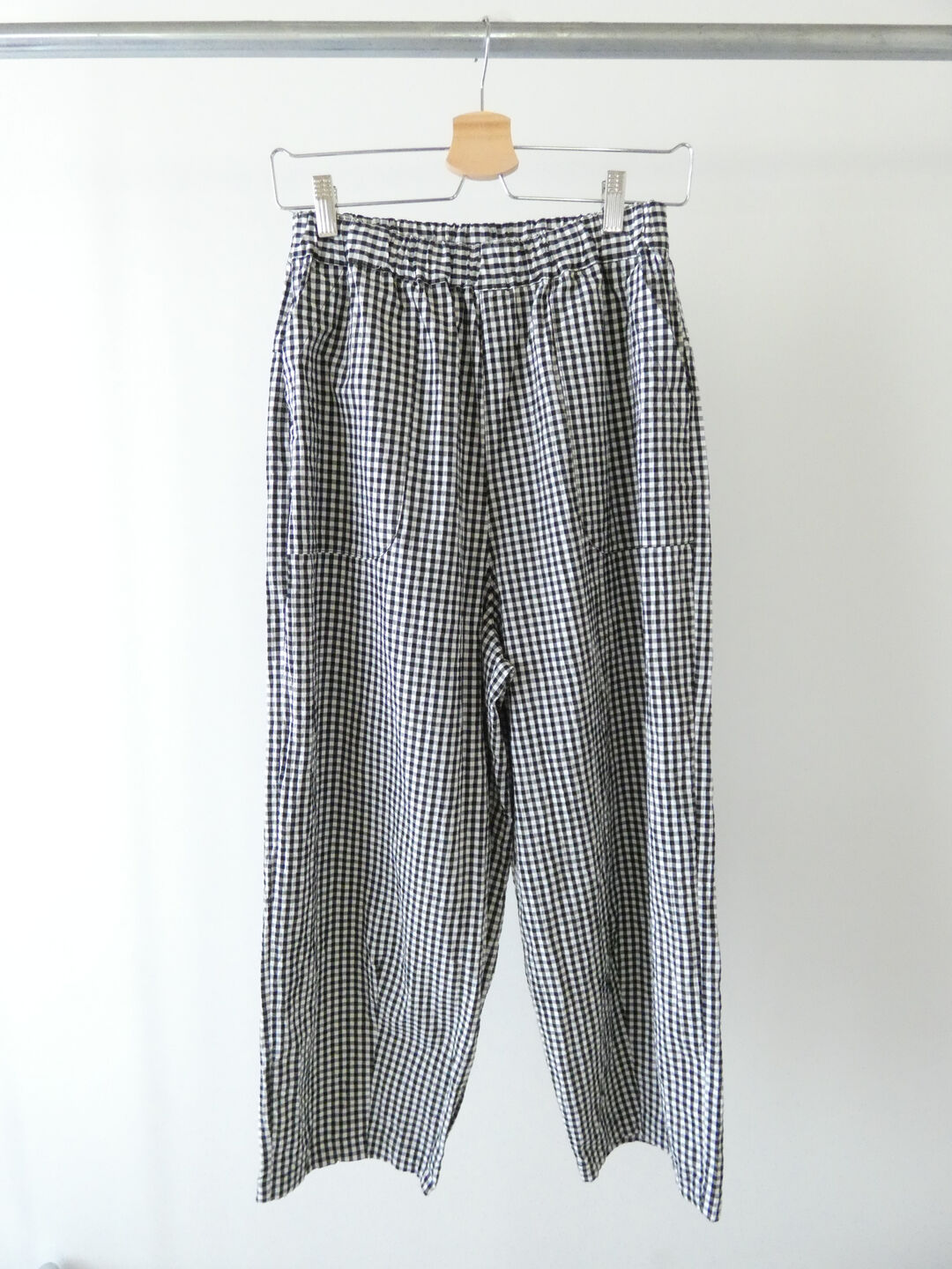 BLUE LAKE MARKET(ブルーレイクマーケット) オーガニックチェックヘムダーツチェックパンツの商品画像11