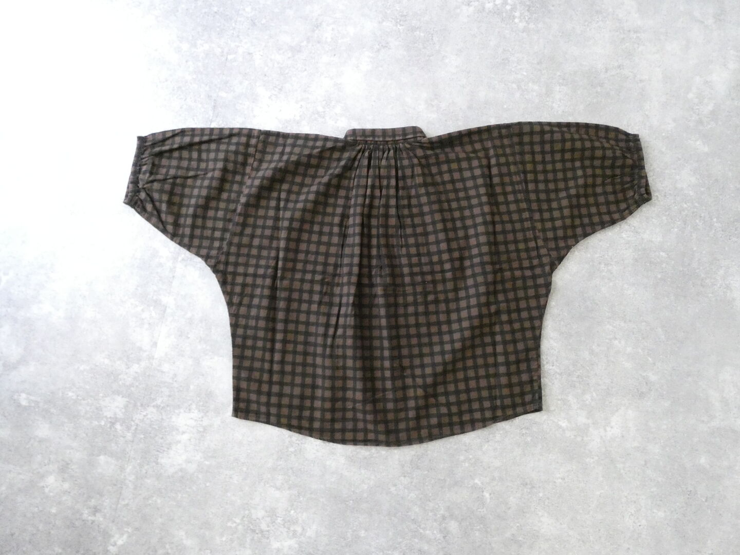 Brocante(ブロカント) チェックキャンバスグランシャツの商品画像10