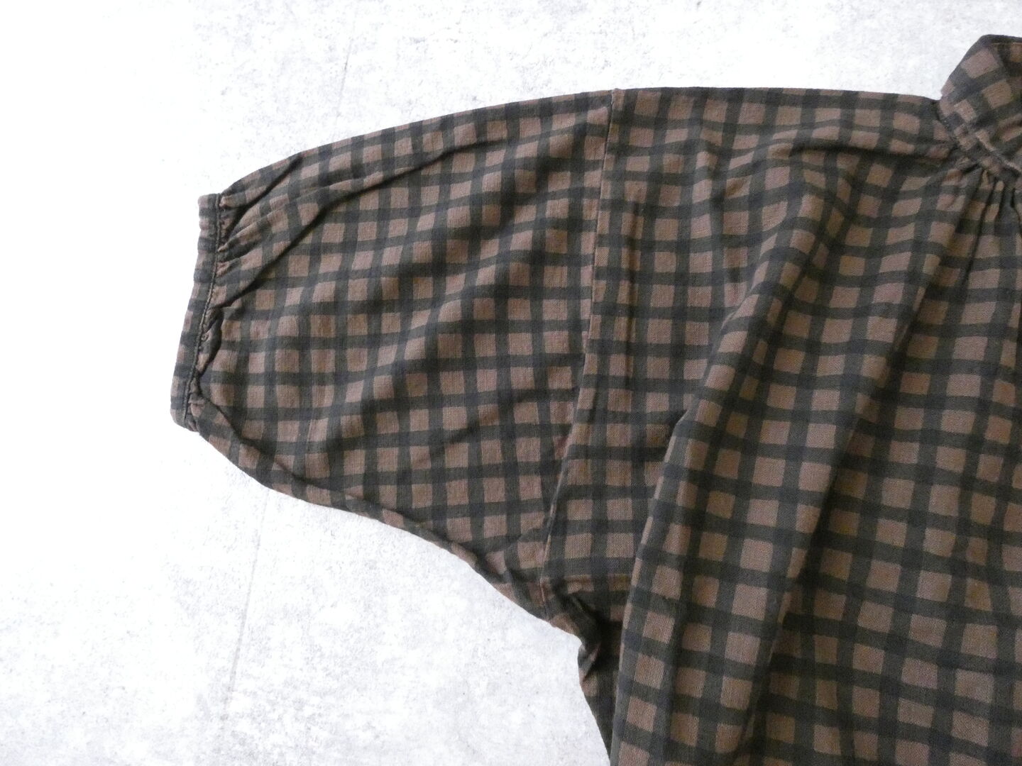 Brocante(ブロカント) チェックキャンバスグランシャツの商品画像22