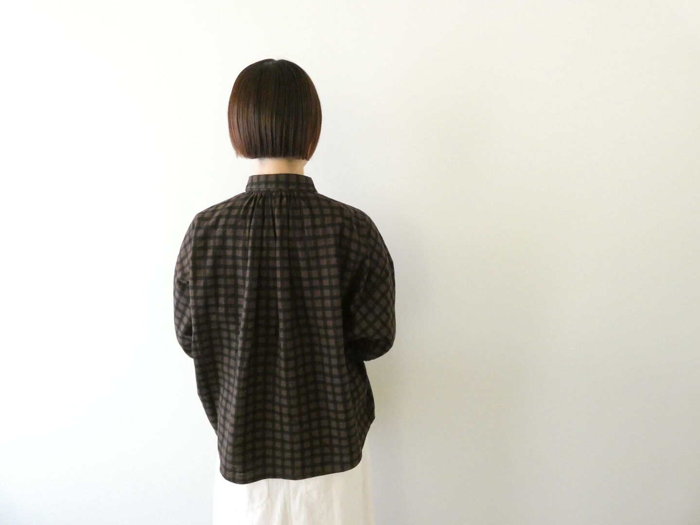 Brocante(ブロカント) チェックキャンバスグランシャツの商品画像8