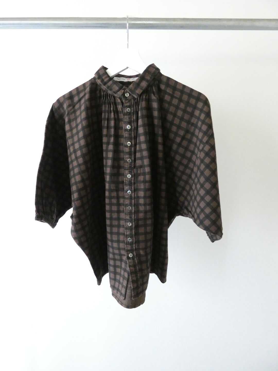 Brocante(ブロカント) チェックキャンバスグランシャツの商品画像9