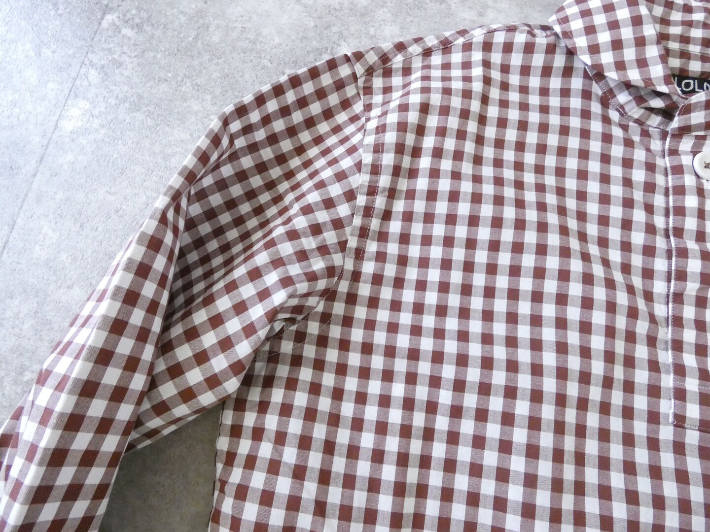 LOLO(ロロ) 定番プルオーバーシャツ　ギンガムの商品画像31
